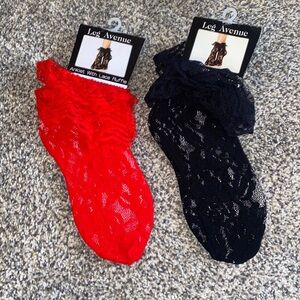 New lace ankle socks